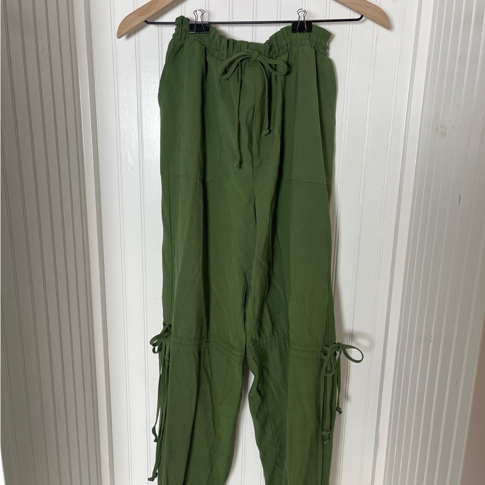 Forever 21 Olive Green Drawstring Joggers
